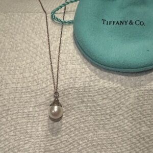 Tiffany & Co. Silver Ziegfeld Pearl Necklace